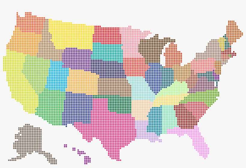 This Free Icons Png Design Of Multicolored United States, transparent png #700794