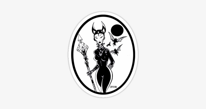 Vampire Queen Sticker - Cartoon, transparent png #700887