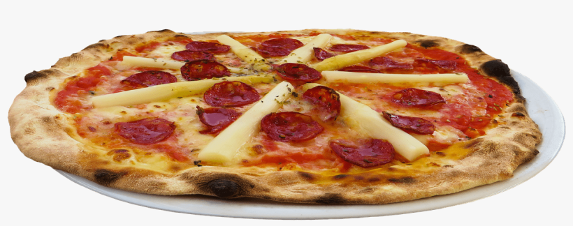 Pizza Pepperoni And Cheese - Пицца Рецепт Теста Тонкого, transparent png #701312