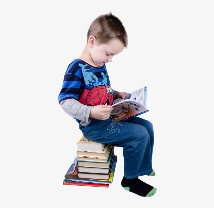 Download Boy Reading Books Png Image - Reading Books Png, transparent png #701434