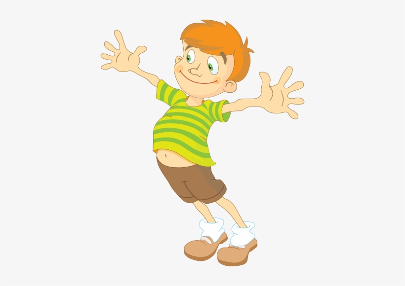 Boy - Happy Cartoon Boy Png, transparent png #701623