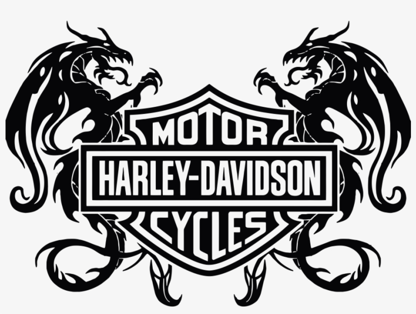 Art Stencil Airbrush Harley Davidson Decal - Griffin Tattoo, transparent png #701724
