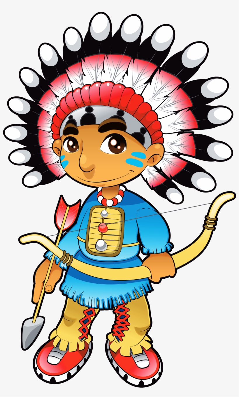 Cute Boy Clipart At Getdrawings - Png Indianer, transparent png #701849