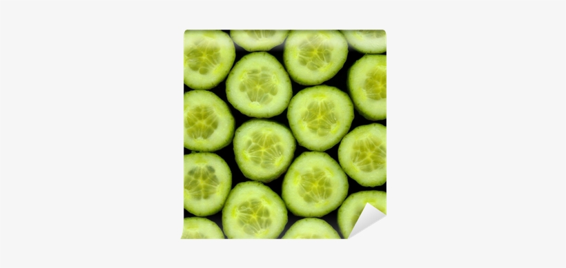 Cucumber Slices Wall Mural • Pixers® • We Live To Change - Kuaiqubaojieyunyadongyiyuan Station, transparent png #701869