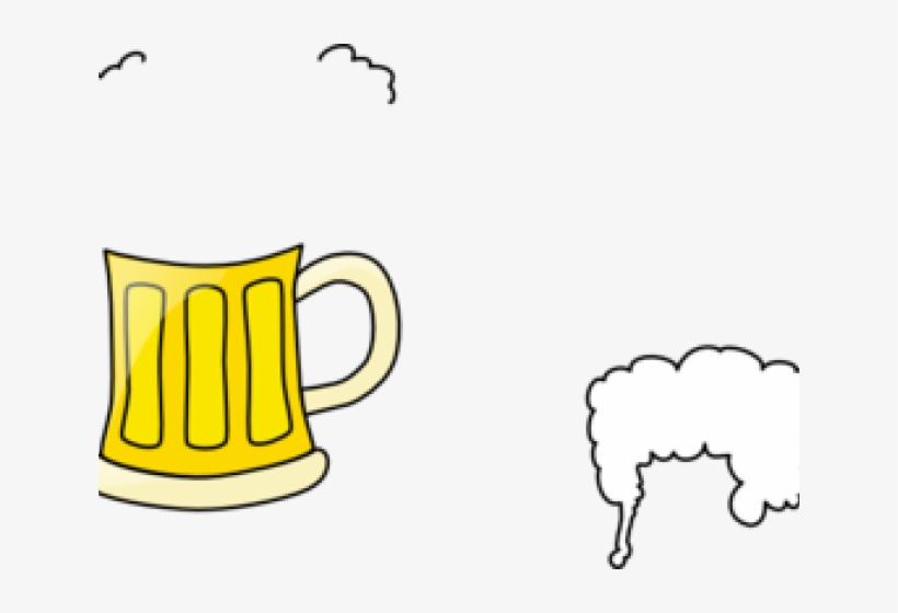 Foam Clipart Beer Mug - Beer Clip Art, transparent png #701890