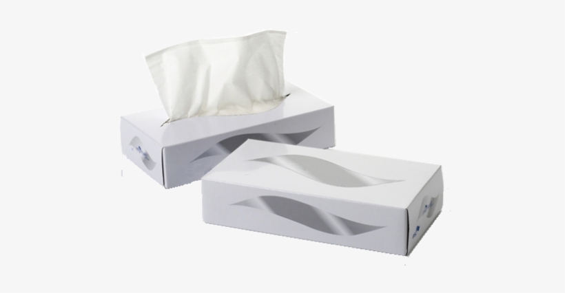 Facial Tissue Box Printing Service - Facial Tissues Rectangualr Box 2 Ply White 100 Sheets, transparent png #702022