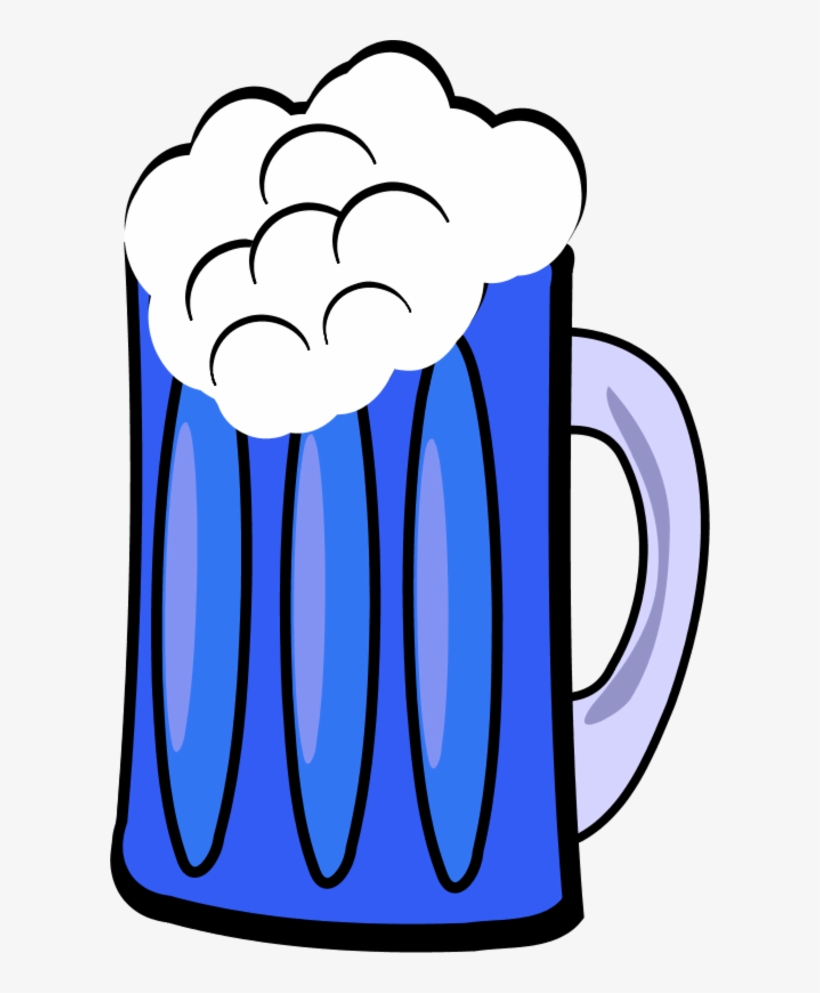 Cartoon Beer Mug Free Download Clip Art On - Blue Beer Clip Art - Free  Transparent PNG Download - PNGkey