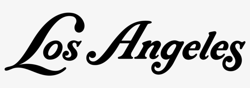 Los Angeles By Drew Melton Typography Logo, Typography - Calligraphy, transparent png #702161