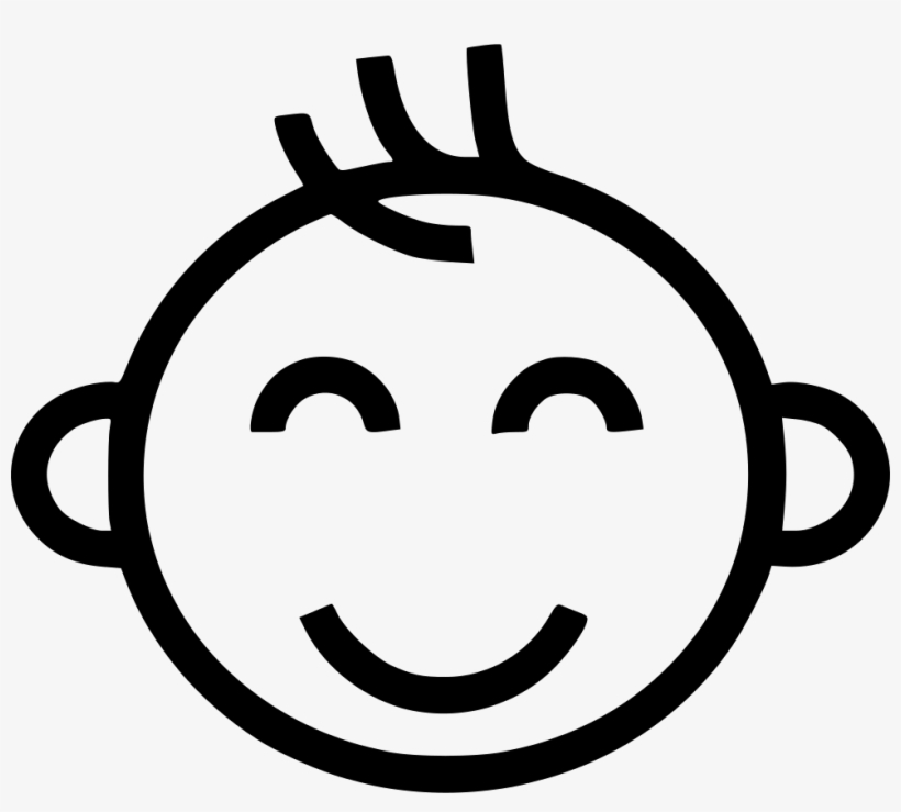 Baby Boy Comments - Baby Face Icon Png, transparent png #702264