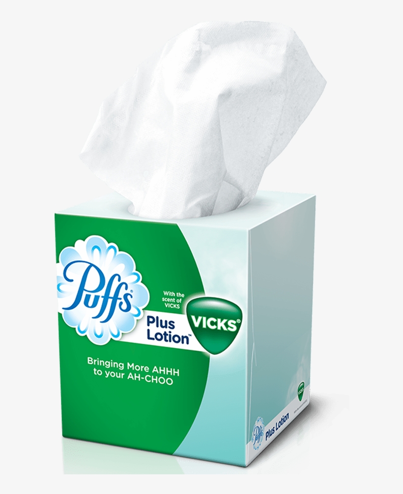 Plus Lotion With The Scent Of Vicks - Puffs, transparent png #702301