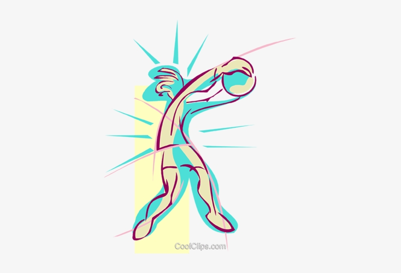 Volleyball Player Royalty Free Vector Clip Art Illustration - Illustration, transparent png #702404