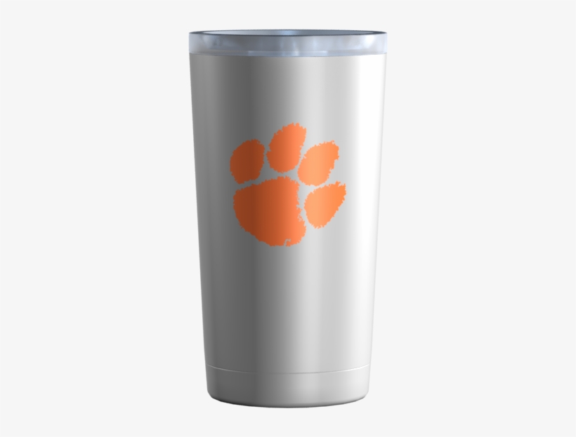 Clemson Orange Paw Stainless - Clemson University, transparent png #702633