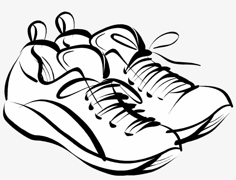 Cartoon Sport Shoe Png - Rest Day No Running, transparent png #702772