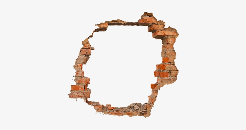 Brick Wall Hole Png - Hole In Wall Png, transparent png #702808