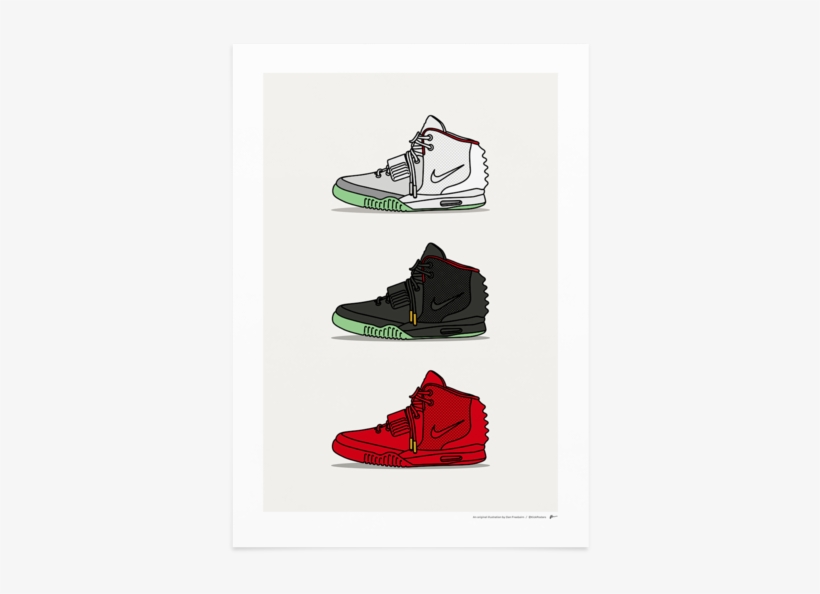 yeezy red october poster