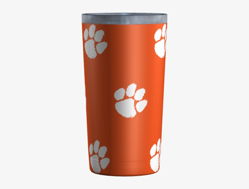 Clemson Paws All Over Orange - Clemson Tiger Paw, transparent png #702949