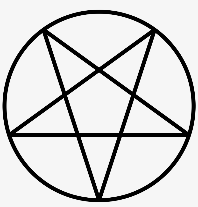 The Inverted Pentagram Was First Used On A Mormon Temple - Satanism Pentagram, transparent png #703024