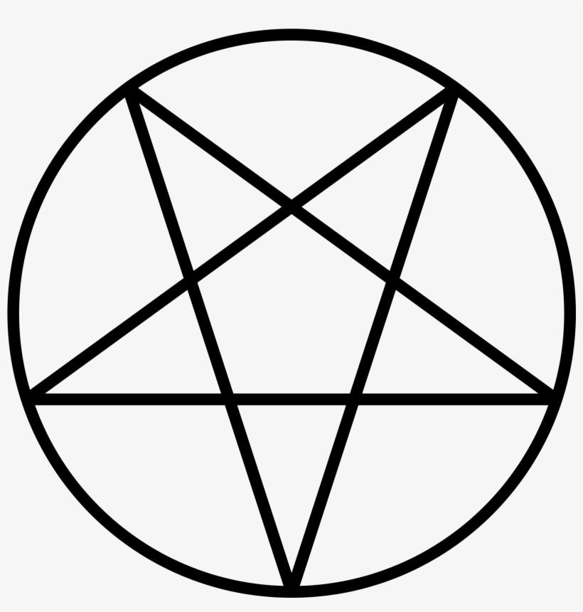 The Inverted Pentagram Was First Used On A Mormon Temple - Satanism Pentagram, transparent png #703024