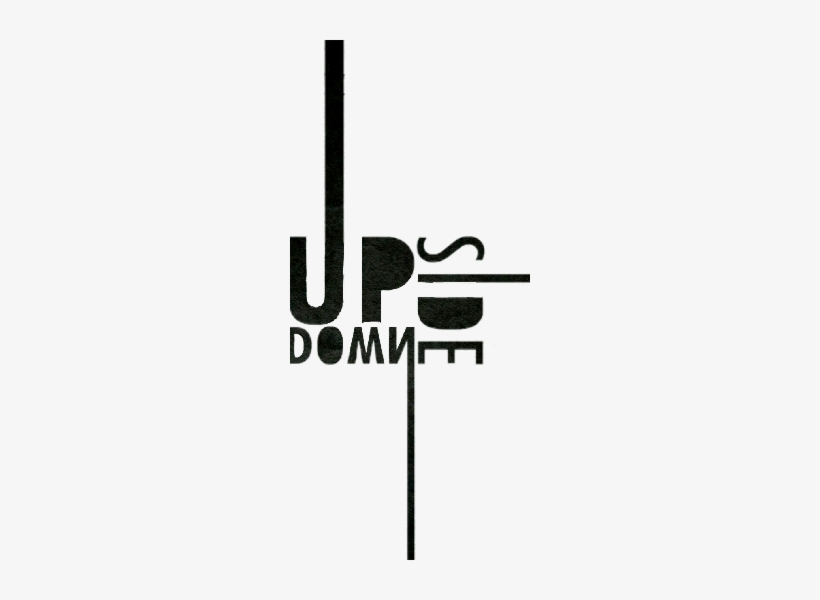 Up Upside Upsidedown Love Lovely - Typography, transparent png #703079