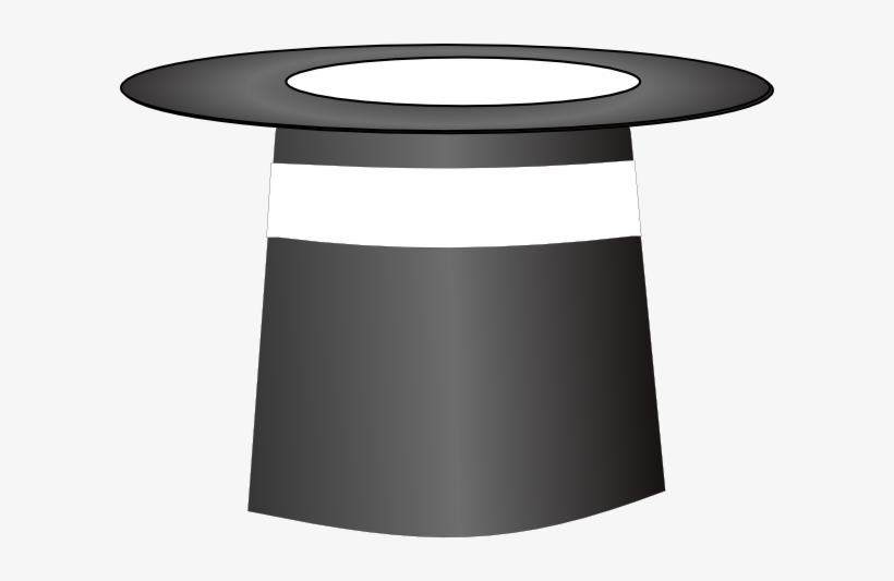 Upside Down Clipart Top Hat - Goochelaar Hoed, transparent png #703189