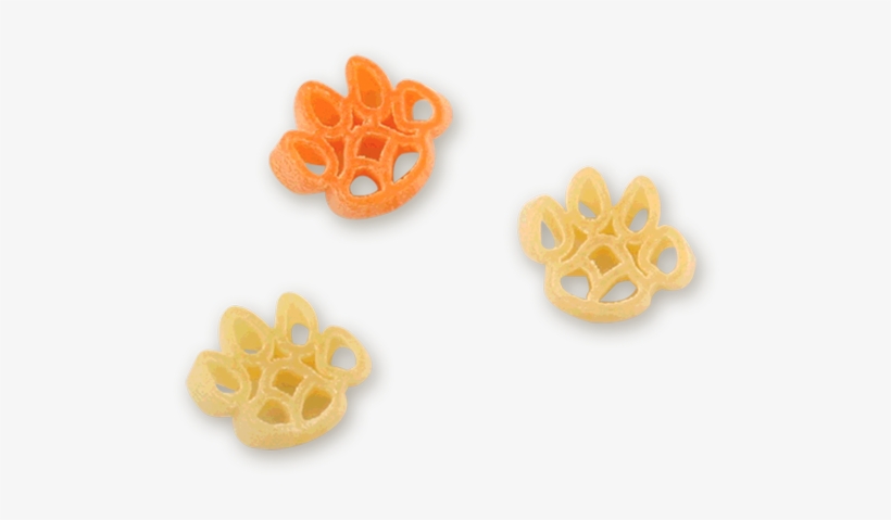Clemson Paw Print Pasta Shapes Logo Shaped Pasta In - Flower, transparent png #703230