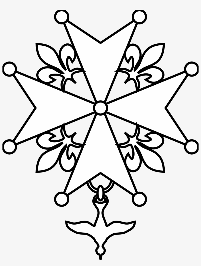 Huguenot Cross, transparent png #703694
