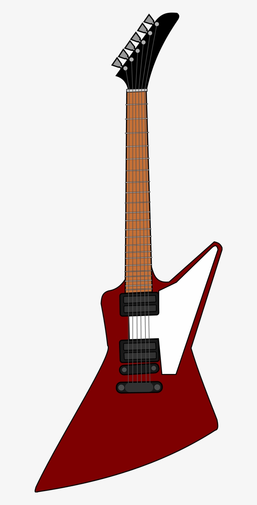 Electric Guitar Clipart - Gibson Explorer Clipart, transparent png #703696