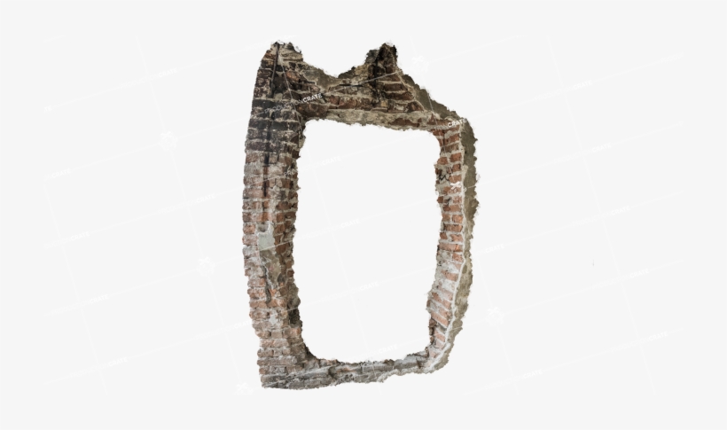 Graphicscrate Broken Wall 1 Hollow • Png - Stock Photography, transparent png #704003