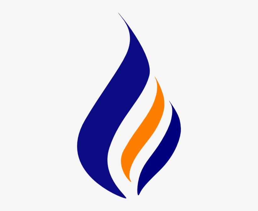 Red Orange Flame Clip Art At Clker - Orange And Purple Logos, transparent png #704169