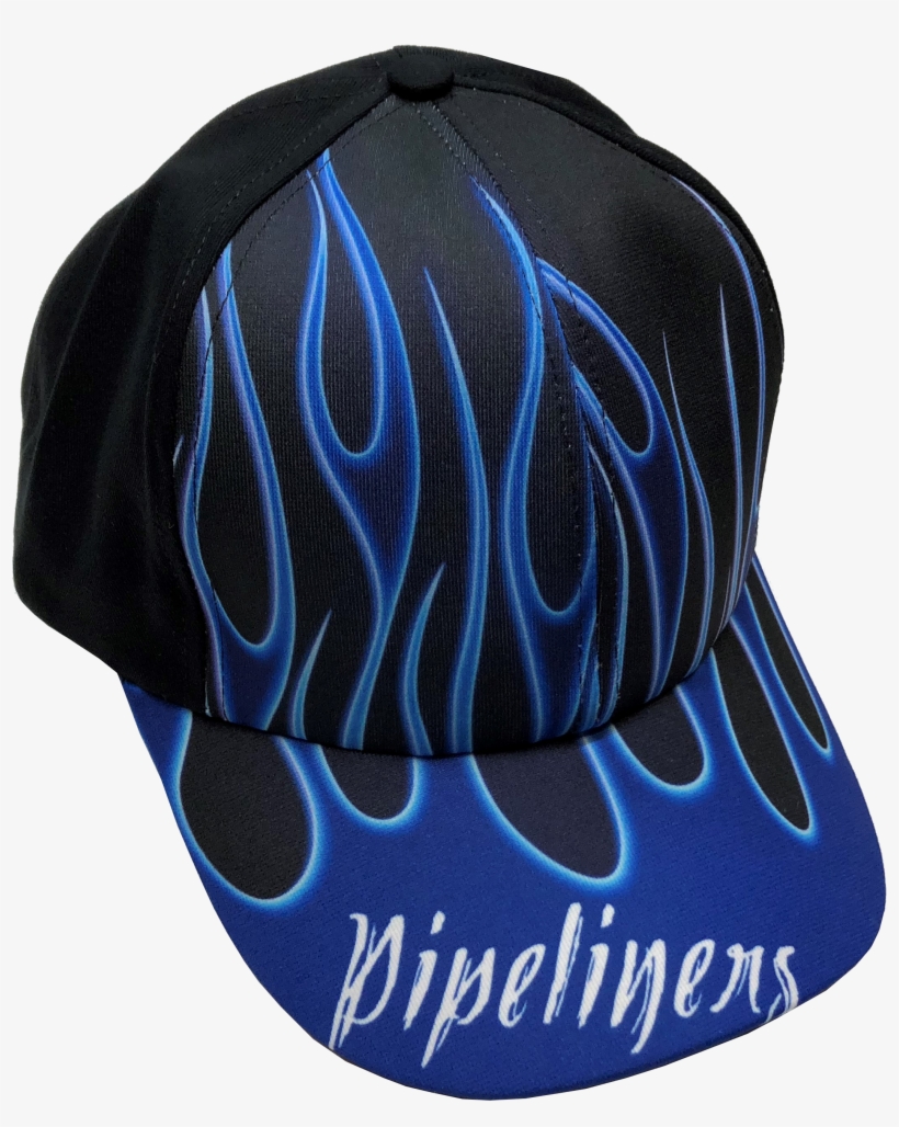Pipeliners Blue Flame Hat - Hat, transparent png #704351