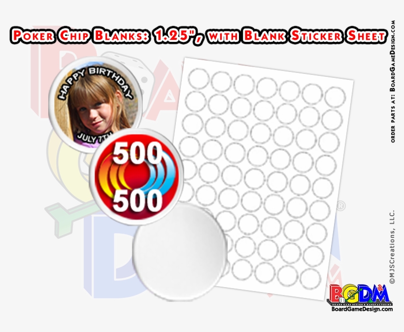 Blank Poker Chips - Casino Token, transparent png #704395