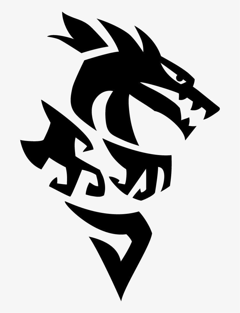 Right Facing Dragon Logo - Round Rock Dragon Band Logo, transparent png #704528