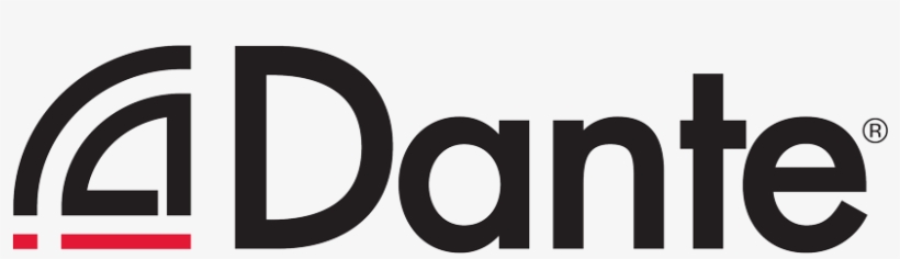 Dante Logo Red Black White - Dante Logo Png, transparent png #704530