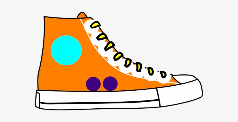Converse Clipart Gym Shoe - Sepatu Vector, transparent png #704969