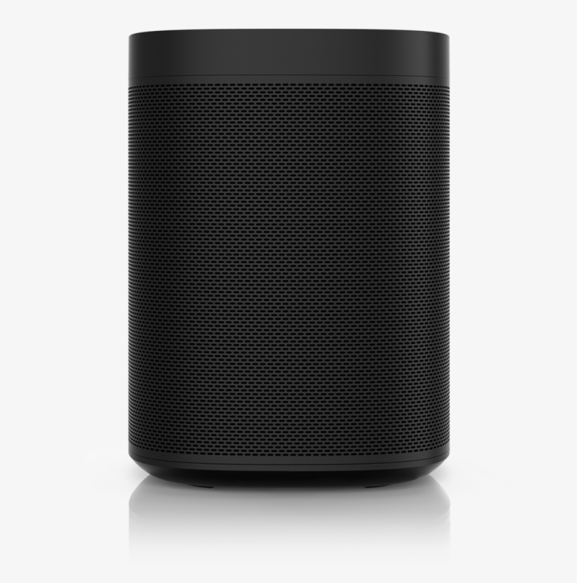 Sonos One Black Wireless Speaker Front - Sonos One Black, transparent png #705213