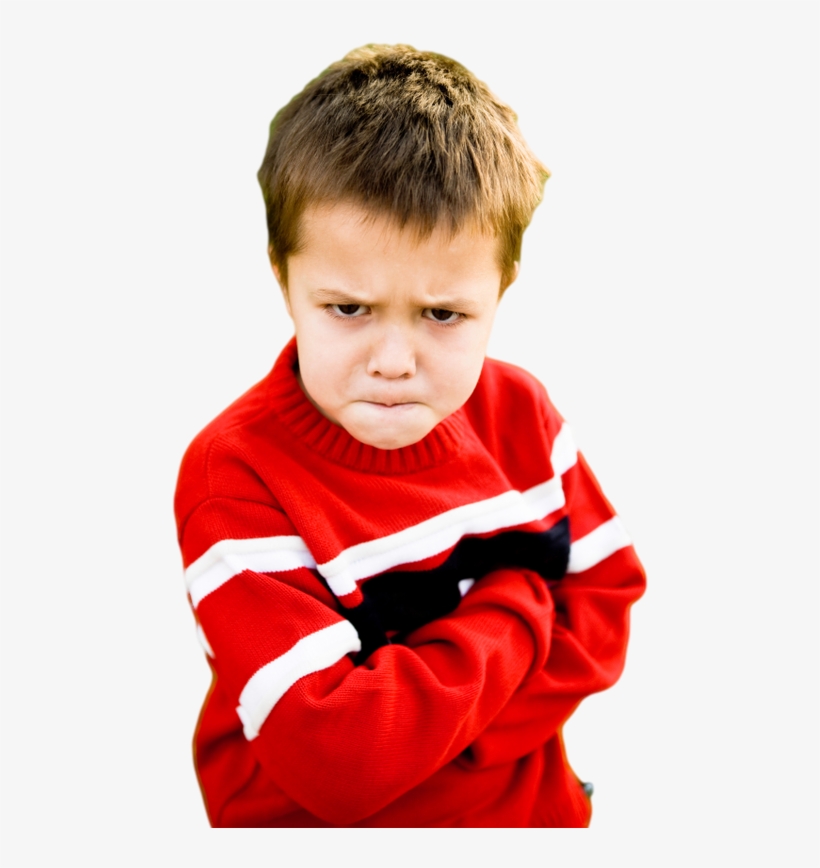 Angry Child Png Svg - Enfant Enerve, transparent png #705601