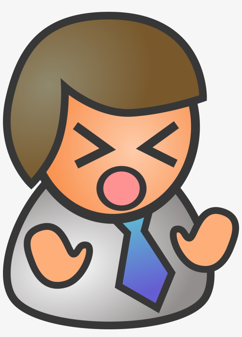 Mad Kid Png Picture Freeuse - Clip Art People, transparent png #705625