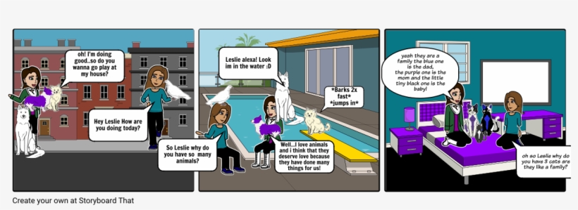 Leslie And Her Best Friend Alexa - Cartoon, transparent png #705868