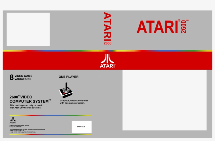 Cv Atarimax Ultsd - Atari 2600 Game Box Template, transparent png #706312