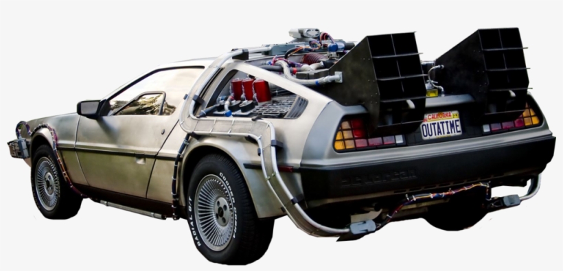 Back To The Future Transparent Png - Delorean Back To The Future Png, transparent png #706492