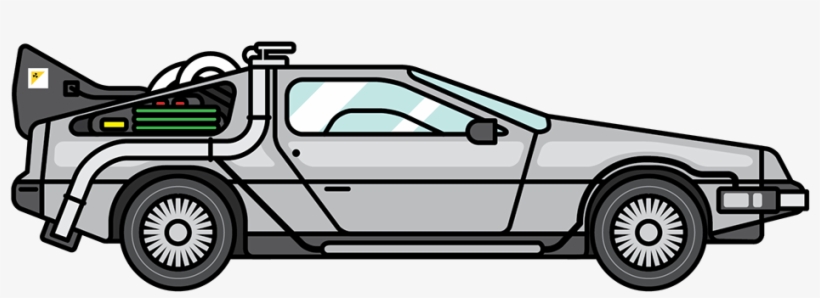 Clipart Resolution 1200*1200 - Back To The Future Car Cartoon, transparent png #706775