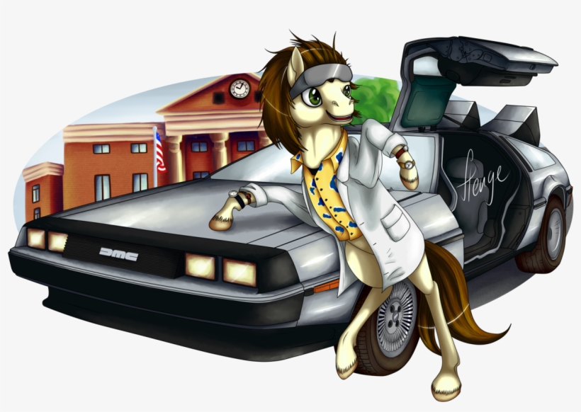 Hengebellika, Back To The Future, Car, Crossover, Delorean, - Dr. Emmett Brown, transparent png #706924