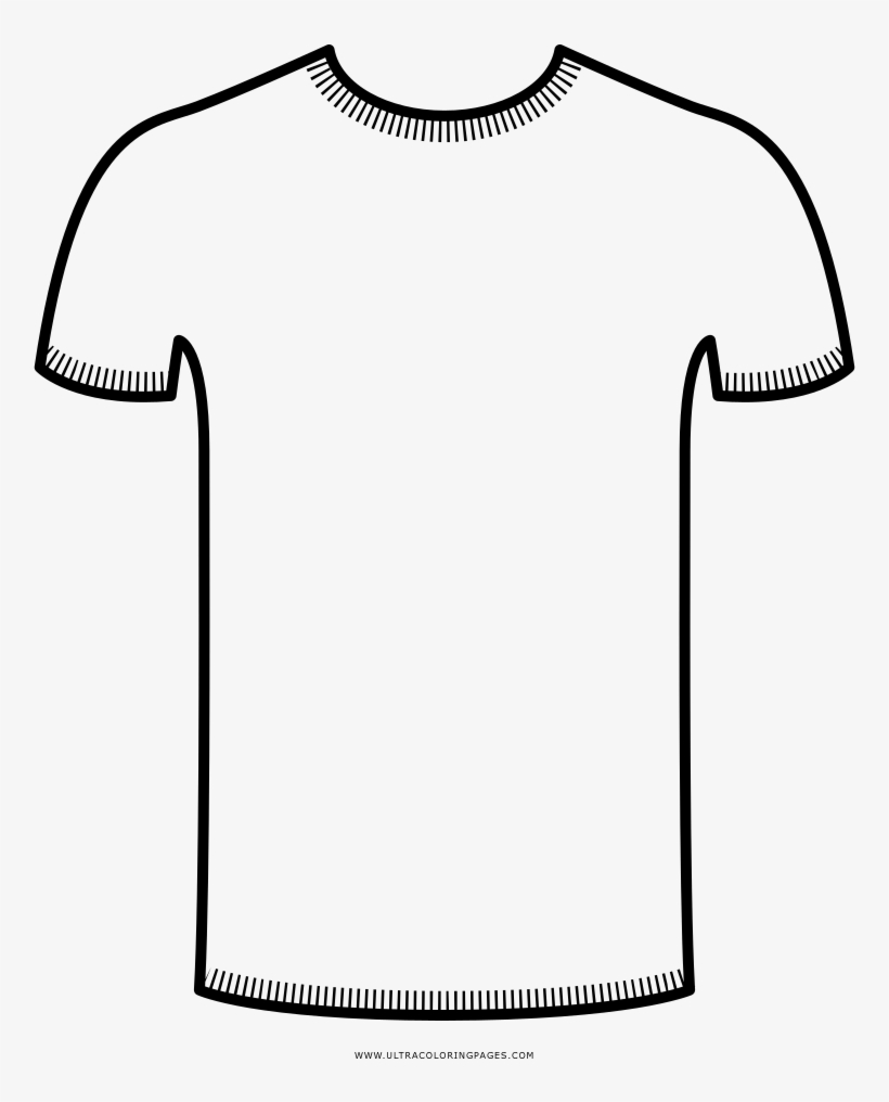 T Shirt Coloring Page Ultra Pages And - V Neck Shirt Icon, transparent png #707163