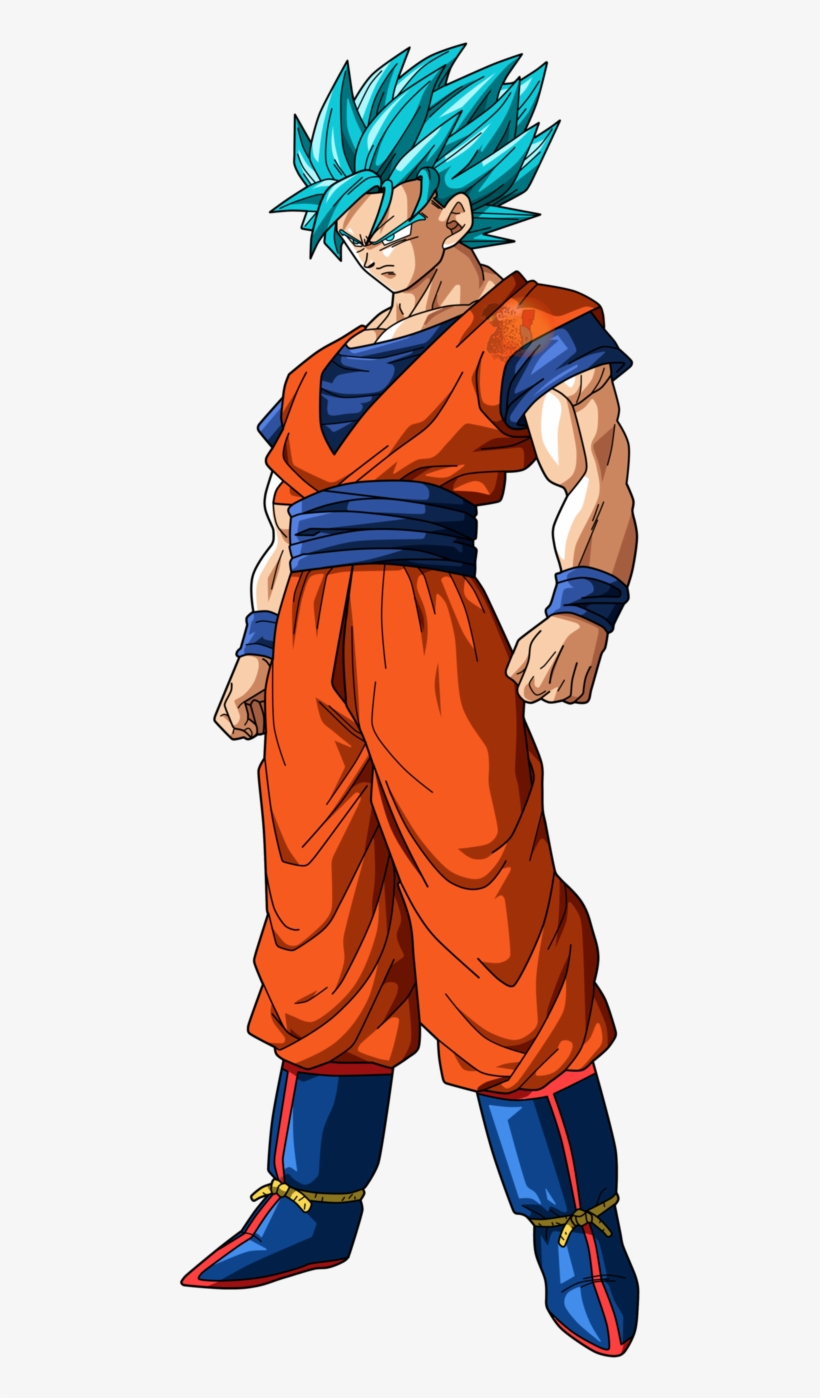 Goku Clipart Ssblue - Goku Ssj Blue Kaioken X10, HD Png Download