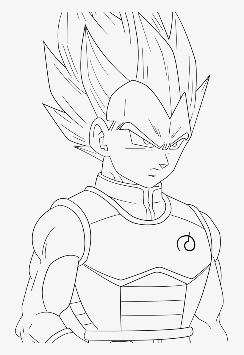 Goku And Vegeta Drawing At Getdrawings - Vegeta Super Saiyan Drawing, transparent png #707606