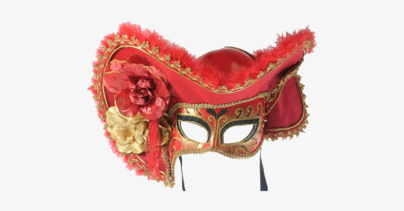 Forum Novelties Women's Adult Venetian Mask With Hat - Mask, transparent png #707653