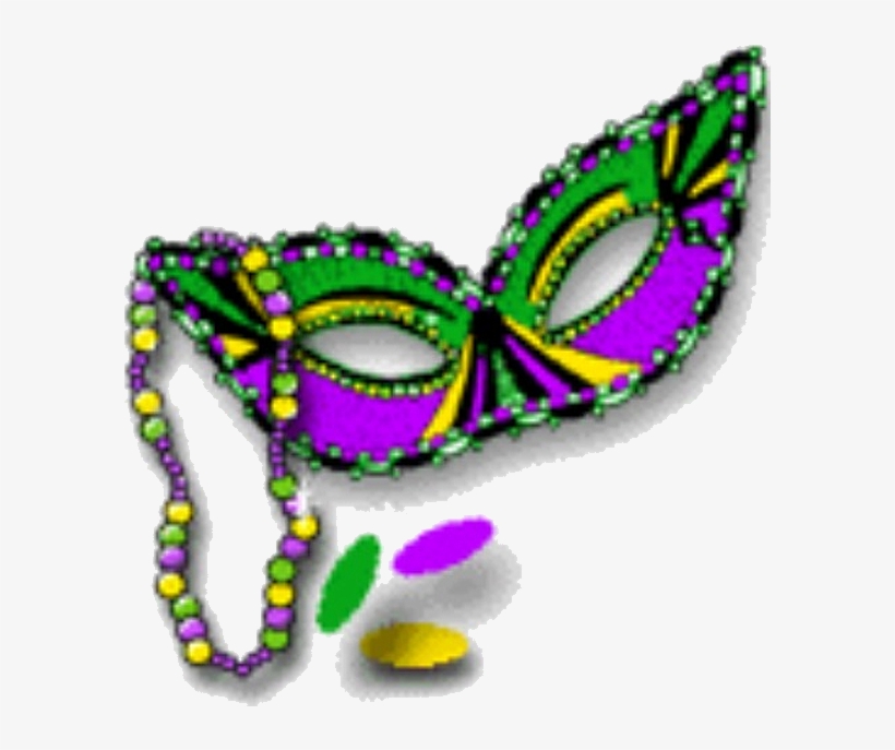 Mardi Gras Png Free Library Alligator - Mardi Gras Mask Png, transparent png #707795