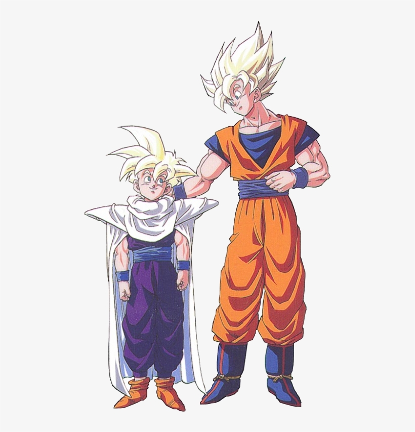 Picture Of Goku And Gohan From Dragon Ball Z With An - Goku Et Gohan, transparent png #707998