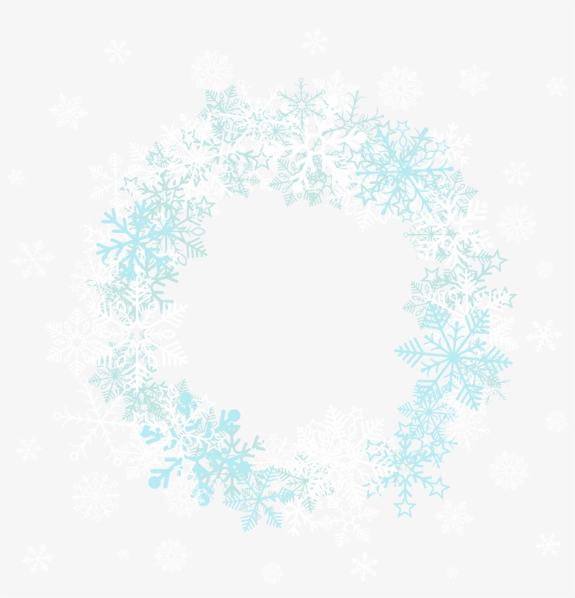 Snowflakes Border Frame Transparent Png Image, Is Available, transparent png #708195