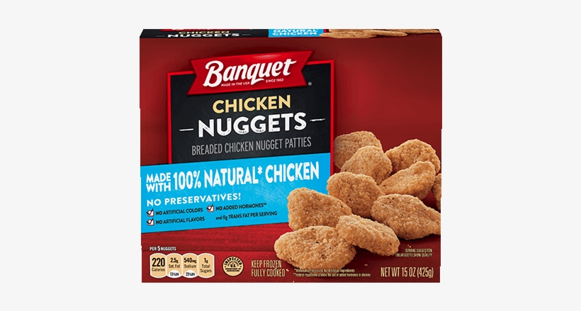 Original Chicken Nugget - Banquet Chicken Fingers With Mac & Cheese - 6.5, transparent png #708279